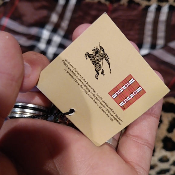 Burberry London Brown Tartan check print Scarf new with tag - Picture 5 of 10